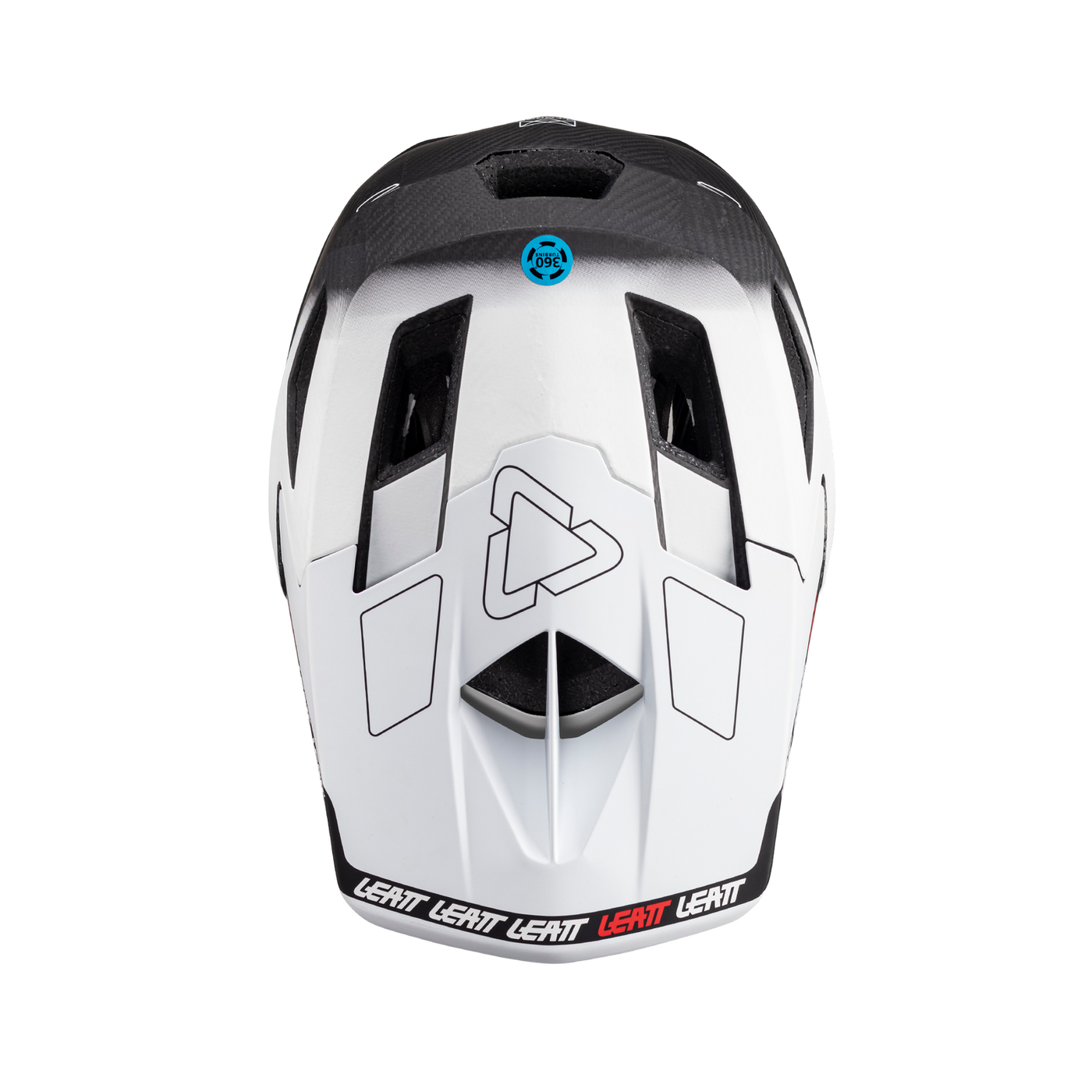 LEATT Helmet MTB Gravity 6.0 Carbon V24 (White)