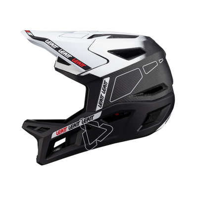 LEATT Helmet MTB Gravity 6.0 Carbon V24 (White)